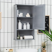 Giantex Bathroom Wall Cabinet, Large Capacity Storage Cupboard