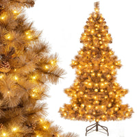 1.8M Artificial Christmas Tree Pre-Lit Xmas Tree with 493 Branch Tips