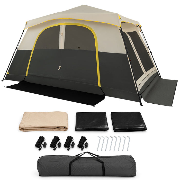 10 Person Instant Cabin Camping Tent with Rainfly