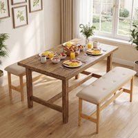 100 CM Upholstered Bench with Padded Seat and Smooth PU Leather for Bedroom and Entryway