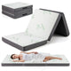 10cm Tri-Fold Floor Mattress with Washable Cover for Camping and Yoga