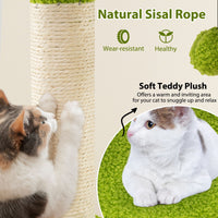 122CM Palm Cat Tree with Self Groomer and Scratching Posts