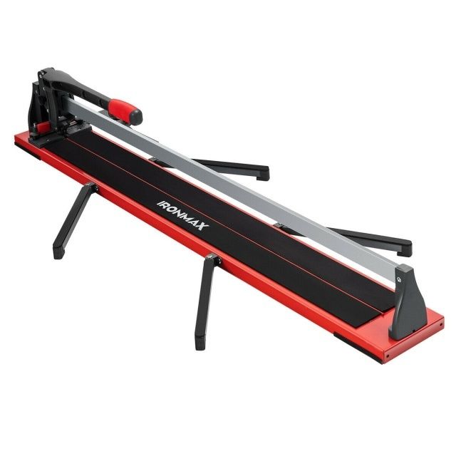 122cm Manual Tile Cutter Precision Ceramic Porcelain Cutting Machine 4 Adjustable Brackets