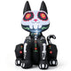 Giantex 123cm Day of the Dead Inflatable Skull Cat with LED Light