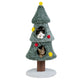 127 cm Christmas Cat Tree with 2 Condos and Scratching Post Holiday Pet Furniture
