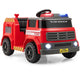 12V Kids Ride on Fire Truck with Parent Remote Control with Water Gun