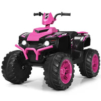12V Electric Kids Quad ATV Ride on Car with Music and Bright LED Lights