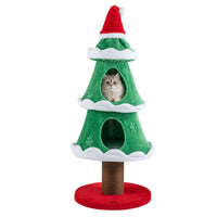 130cm Christmas Cat Tree for Indoor Cats