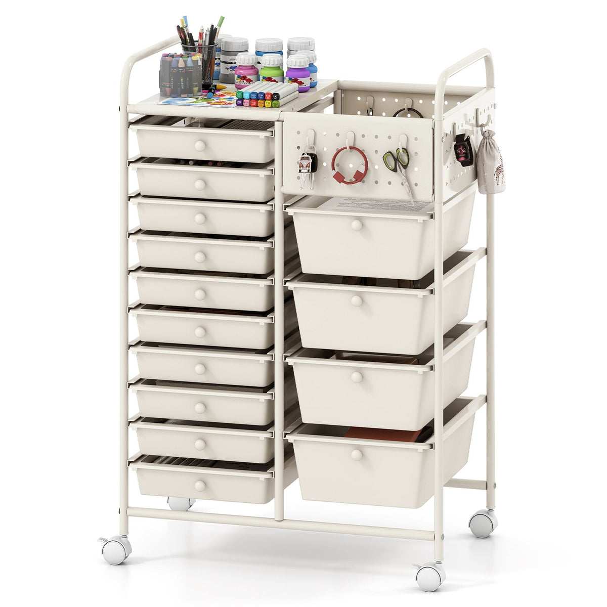 Giantex 14-Drawer Rolling Cart on Wheels
