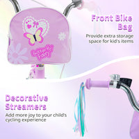 14/16 Inch Girls Bike with Front Bag and Streamers for 3-5/4-7 Years Old Item No: 29530738