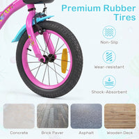 14/16/18 Inch Kids Bike Adjustable with Removable Basket for 3-8 Years Old