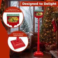 148 CM Musical Christmas Street Lamp Christmas Lights