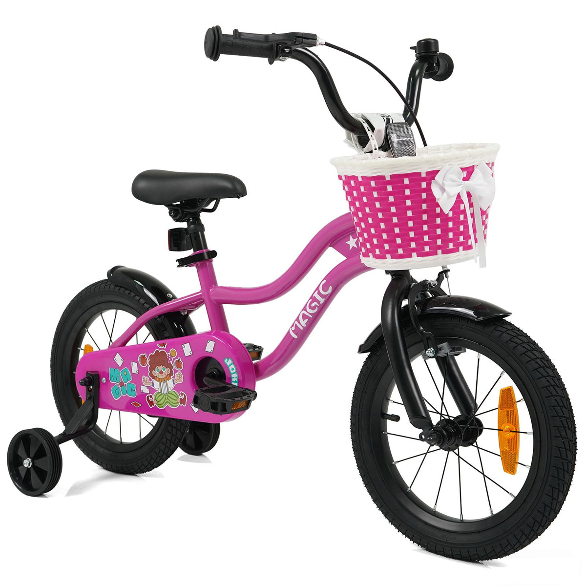 12/14/16/18 Inch Kids Bicycle with Training Wheels and Dual Brake System for Girls and Boys