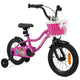 12/14/16/18 Inch Kids Bicycle with Training Wheels and Dual Brake System for Girls and Boys