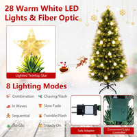 180cm/150 cm Artificial Fiber Optic Christmas Tree with 230/180 Branch Tips