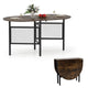150 CM Folding Dining Table Drop Leaf for 6-8 People