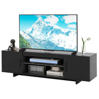 152 cm TV Stand with Power Outlet and 2 Cable Holes