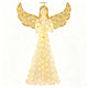 155cm Christmas Pre-Lit Angel with Halo Wings and 150 LED Lights