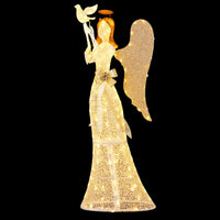 3D Lighted Angel Christmas Decoration, 165cm Halo Angel