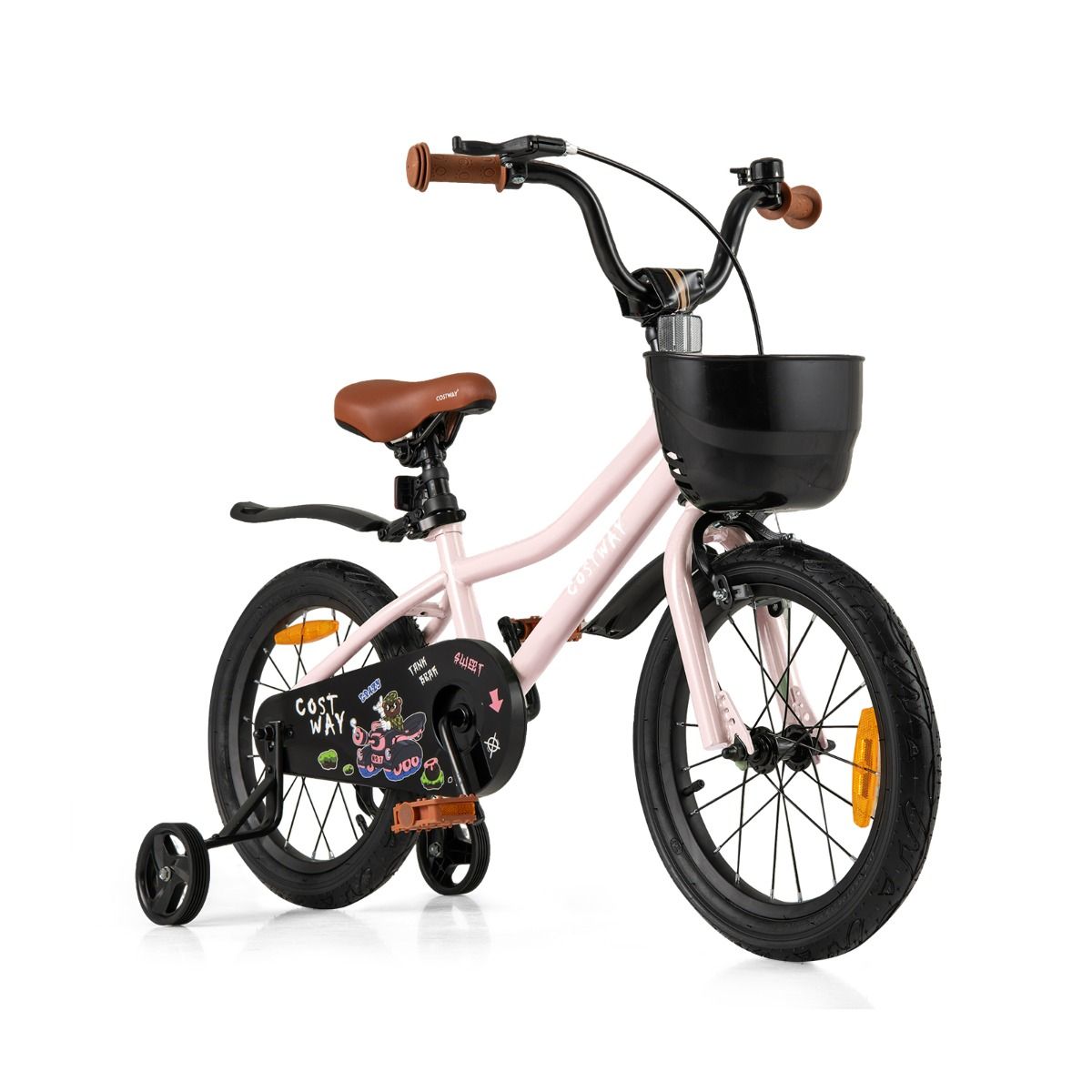 36 cm & 40 cm & 46 cm Kid’s Bike with Training Wheels Adjustable Handlebar & Seat