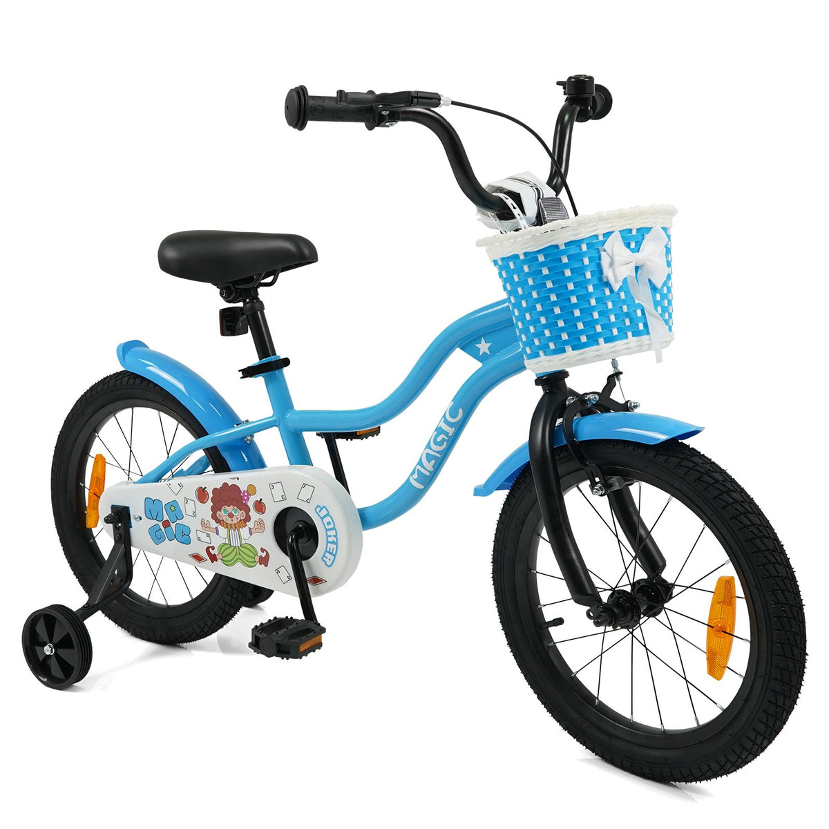 12/14/16/18 Inch Kids Bicycle with Training Wheels and Dual Brake System for Girls and Boys