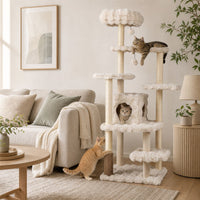170cm Cat tree and Cat Scratching Post with Cat Cave