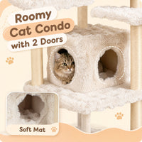 170cm Cat tree and Cat Scratching Post with Cat Cave