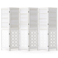 170cm Tall Wood Room Divider with 4/6 Panel