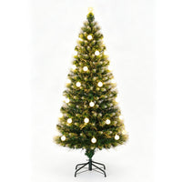 180cm/150 cm Artificial Fiber Optic Christmas Tree with 230/180 Branch Tips