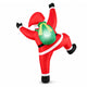 180cm Christmas Inflatable Outdoor Decoration Climbing Santa