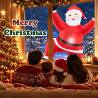 180cm Christmas Inflatable Outdoor Decoration Climbing Santa