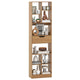 180cm Tall Freestanding Bookcase with Drawer and 2 Anti-Tip Kits for Home Office
