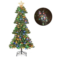 150/180 CM Artificial Xmas Tree with Projection Light and 9 Lighting Modes