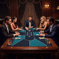180cm x 90cm Poker Table Top Portable Texas Hold’em Poker Mat