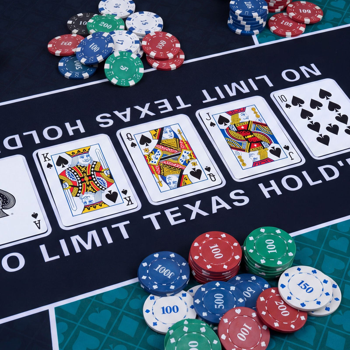 180cm x 90cm Poker Table Top Portable Texas Hold’em Poker Mat