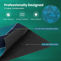 180cm x 90cm Poker Table Top Portable Texas Hold’em Poker Mat