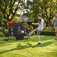 183 x 119 cm Kids Soccer Goals and Ball Set Outdoor Portable Pop Up Soccer Net