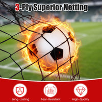 183 x 119 cm Kids Soccer Goals and Ball Set Outdoor Portable Pop Up Soccer Net