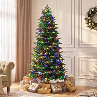 Artificial Christmas Tree with 280 Multi-Color LED Lights