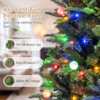 Artificial Christmas Tree with 280 Multi-Color LED Lights
