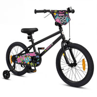 Children Bicycle with Handbrake and Height-Adjustable Seat for Boys and Girls