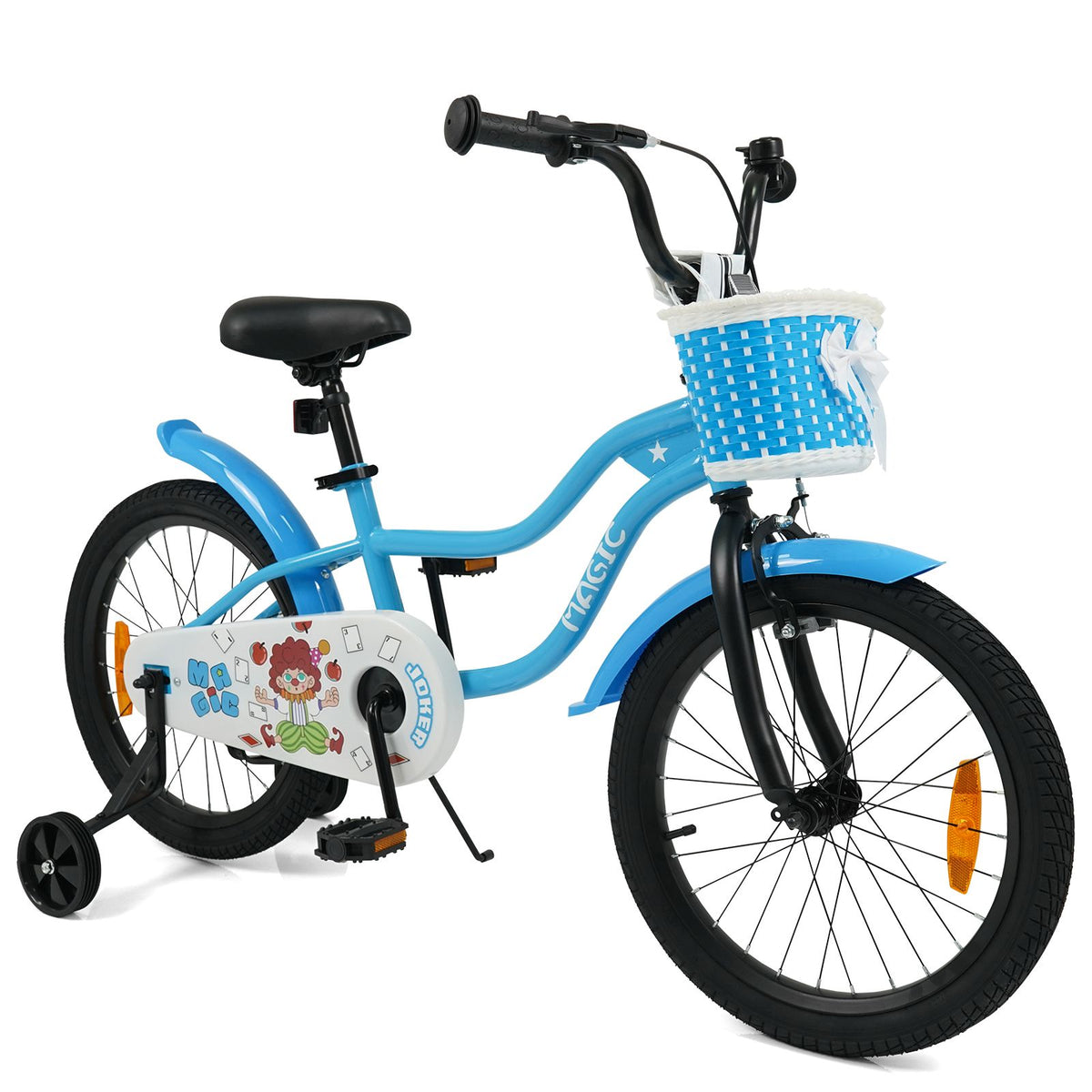 12/14/16/18 Inch Kids Bicycle with Training Wheels and Dual Brake System for Girls and Boys