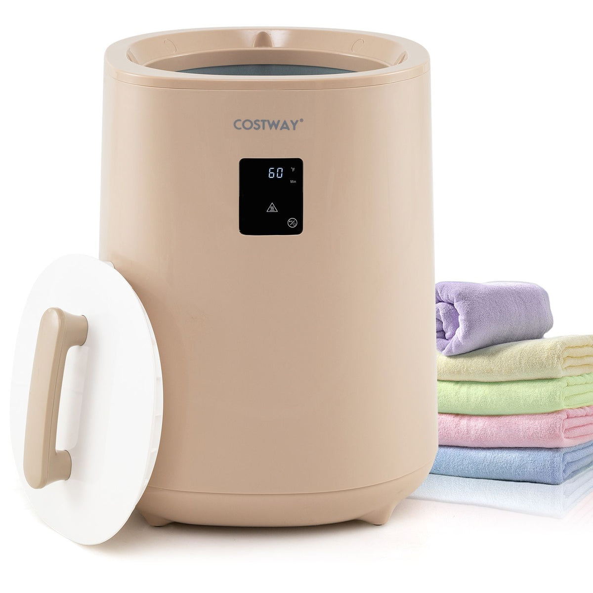 18 L Large Towel Warmer for Bathroom with LED Display and Auto Shut off