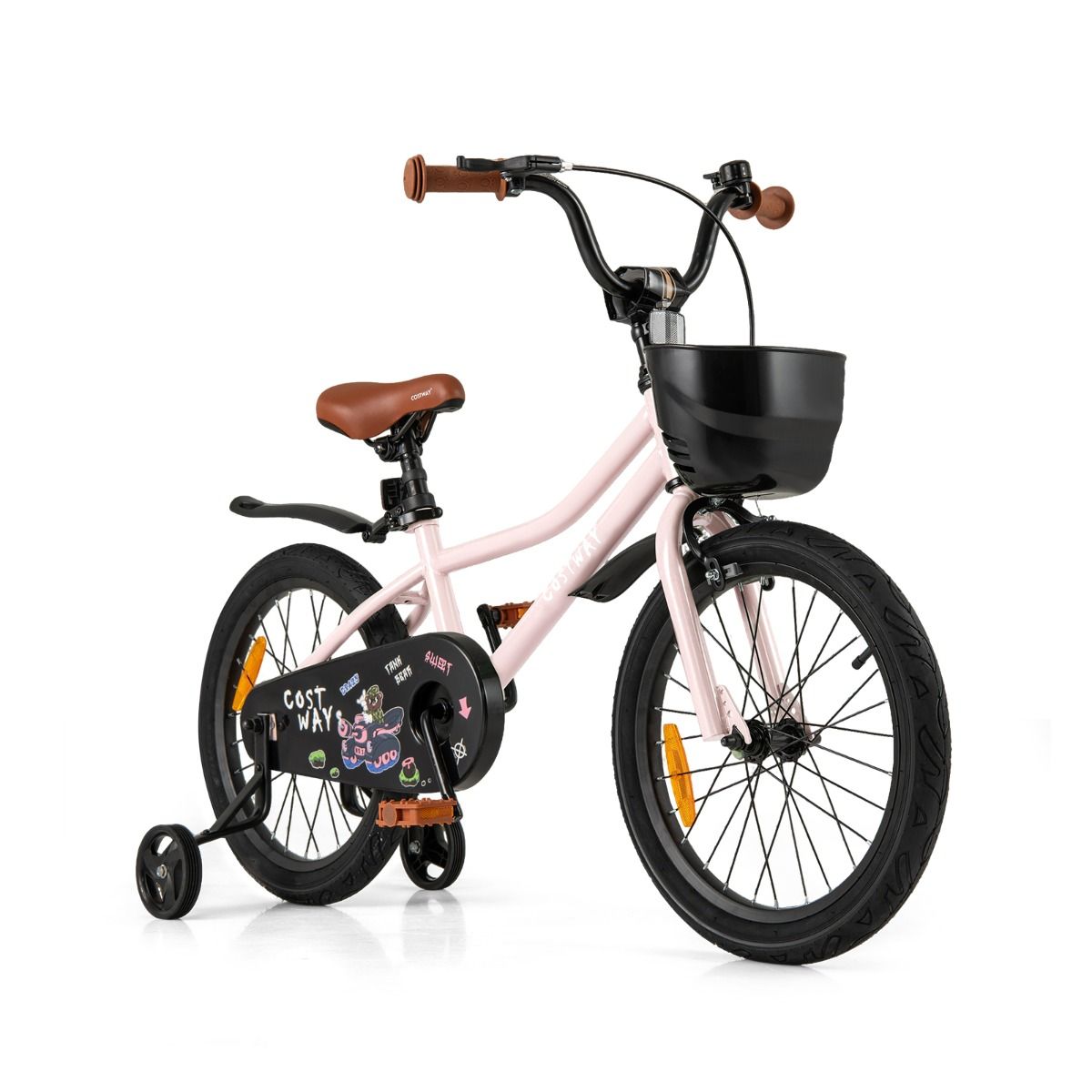 36 cm & 40 cm & 46 cm Kid’s Bike with Training Wheels Adjustable Handlebar & Seat