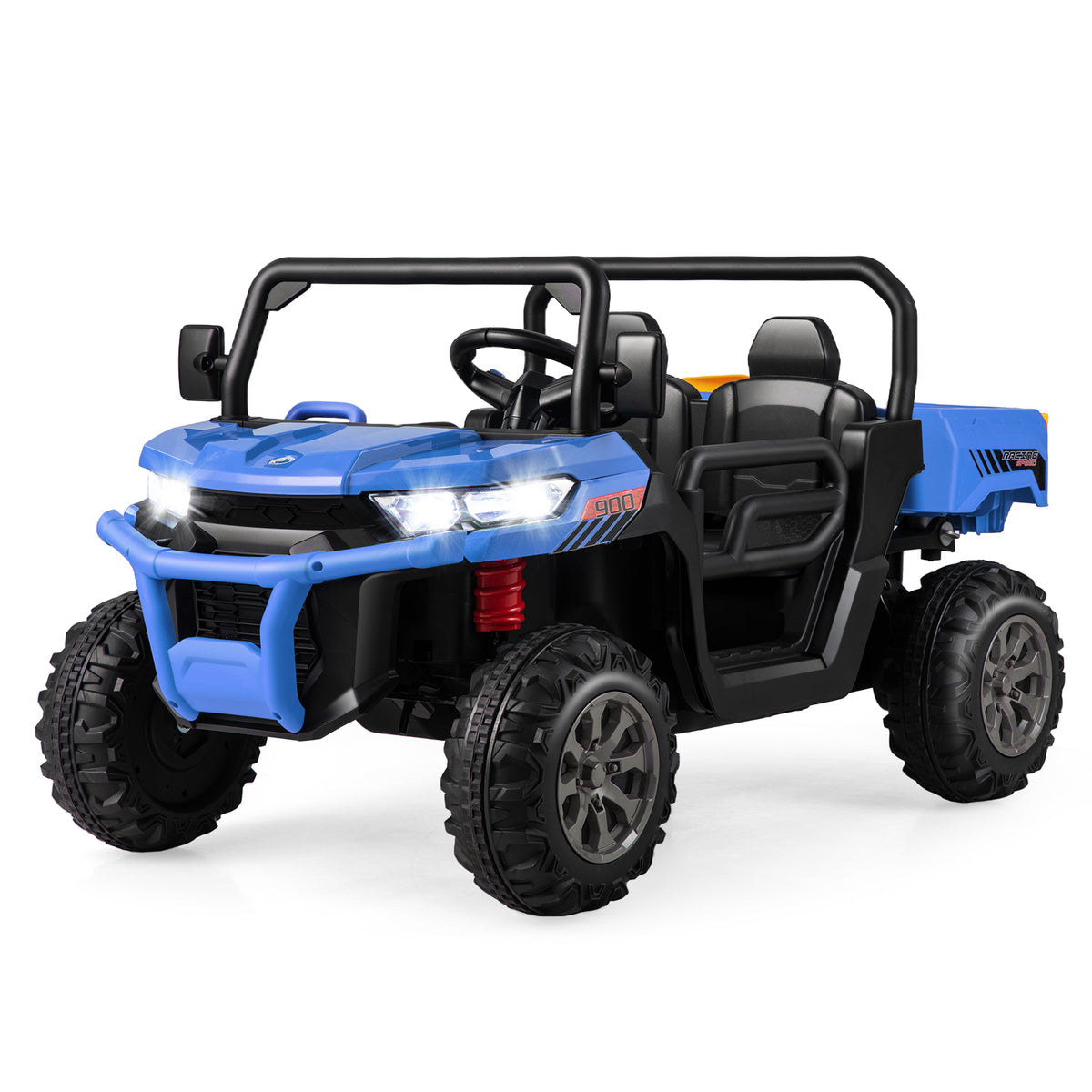 12V 2-Seater Kids Ride On Dump Truck with Shovel and Remote Control