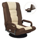 Folding Floor Chair Sofa, 360 Degree Swivel Chaise Gaming Chair Recliner