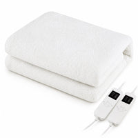 Electric Blanket Heated Mattress Pad with Overheat Auto-Off