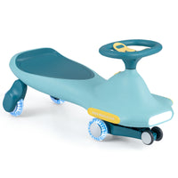 Wiggle Car for Kids w/ LED Flashing Wheels, Music, Horn