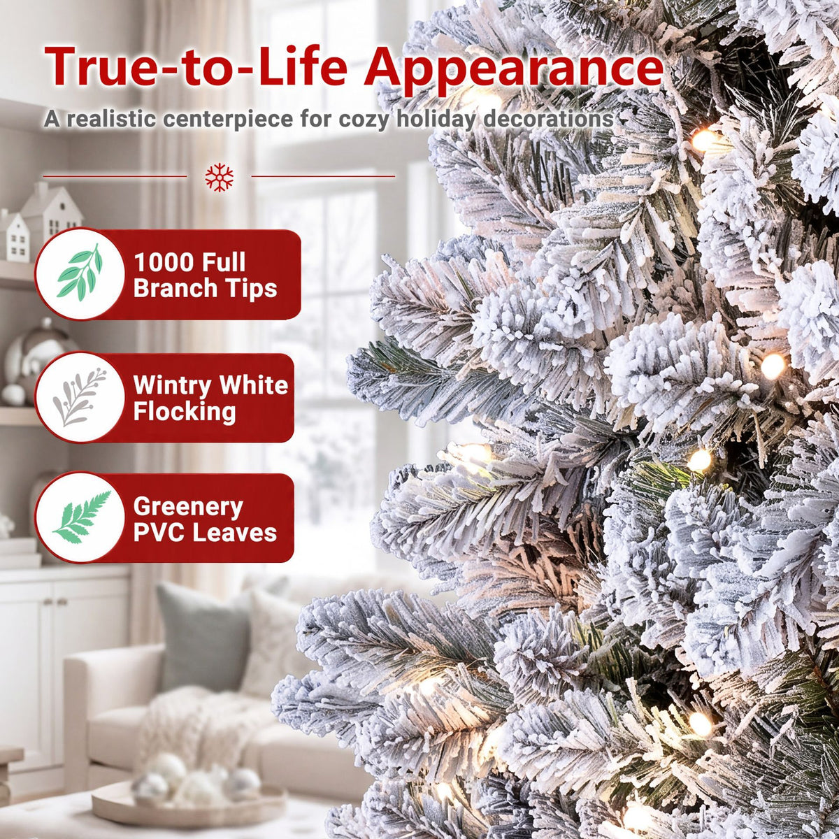 2.25M/1.8M Smart Pencil Christmas Tree with 340/250 Pre-Lit RGB LED Lights