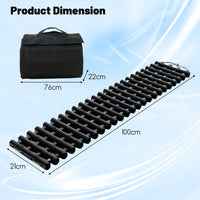 2 Pack Tire Traction Mats with Bag for Off Road Snow